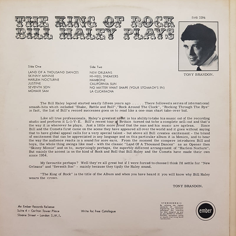 The King Of Rock Bill Haley Plays