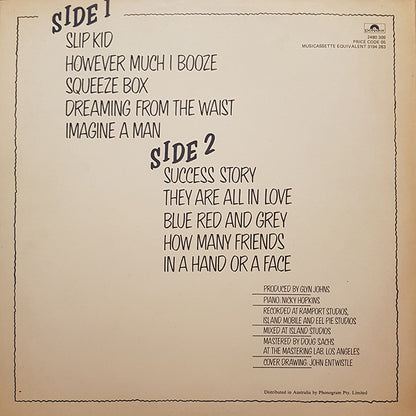 The Who By Numbers
