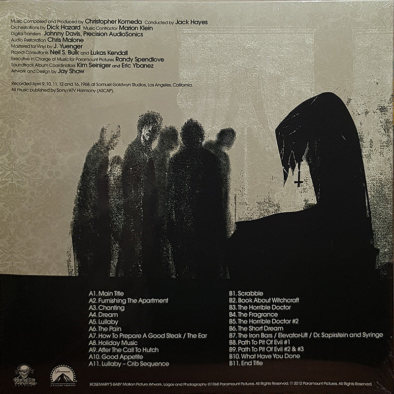 Rosemary's Baby (Music From The Motion Picture) Rare Records Au