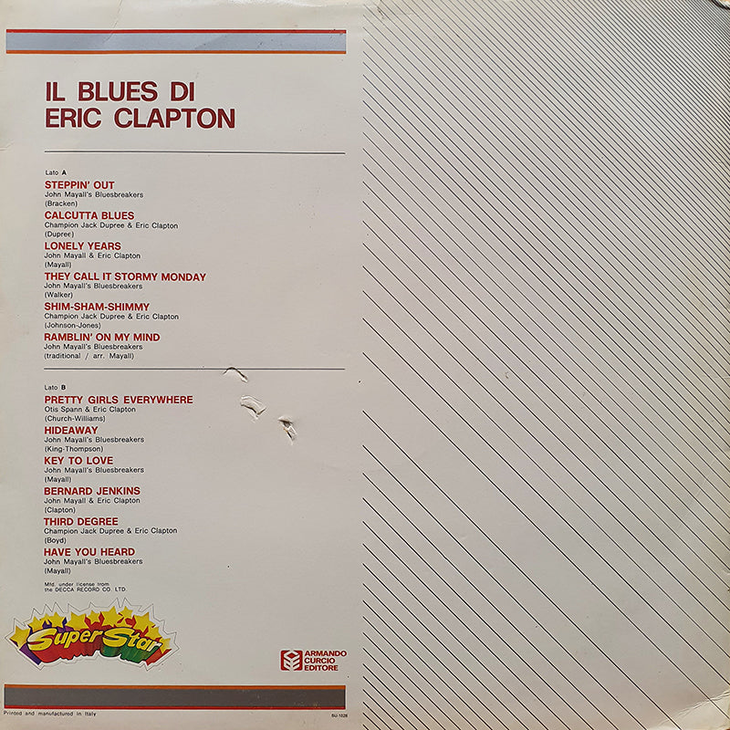 Il Blues Di Eric Clapton