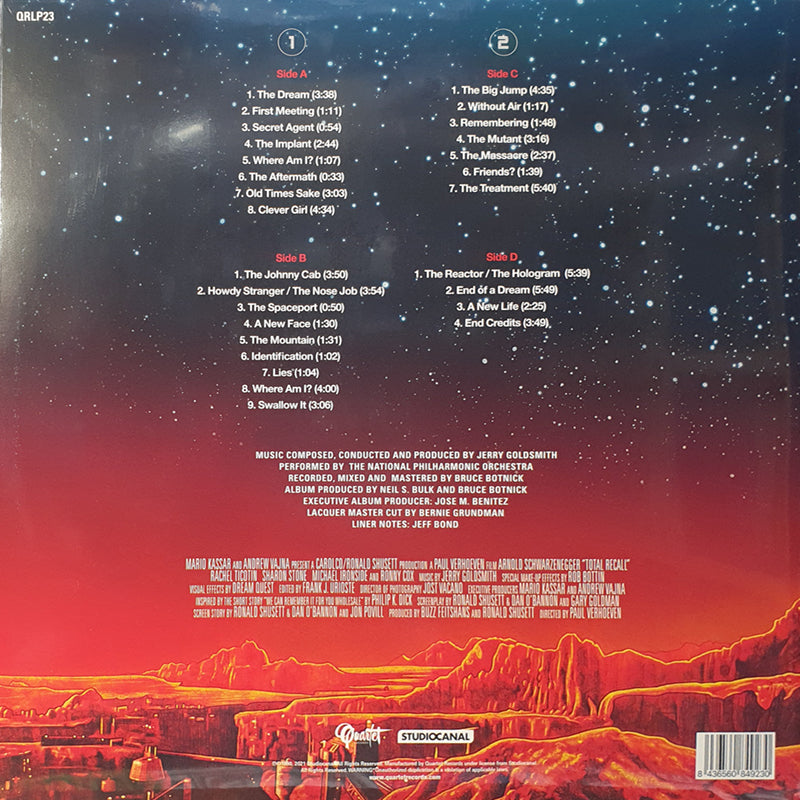 Total Recall Original Motion Picture Soundtrack