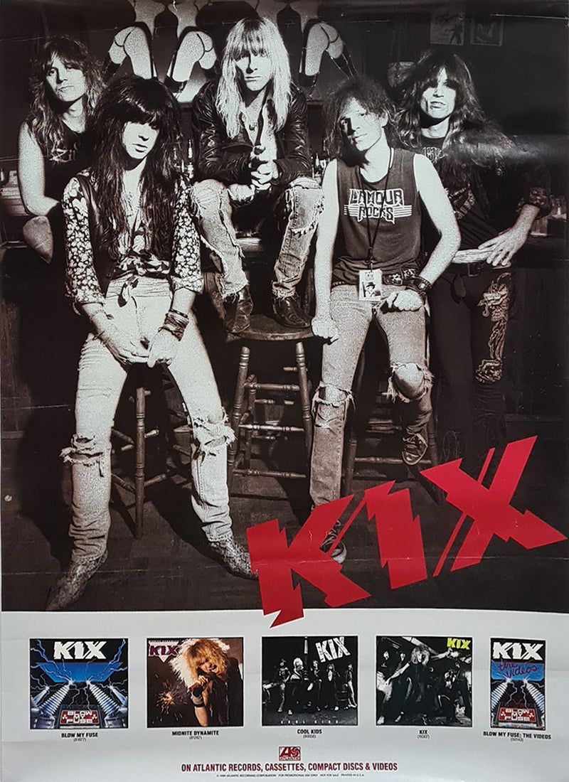 KIX Alantic Records Releases Poster