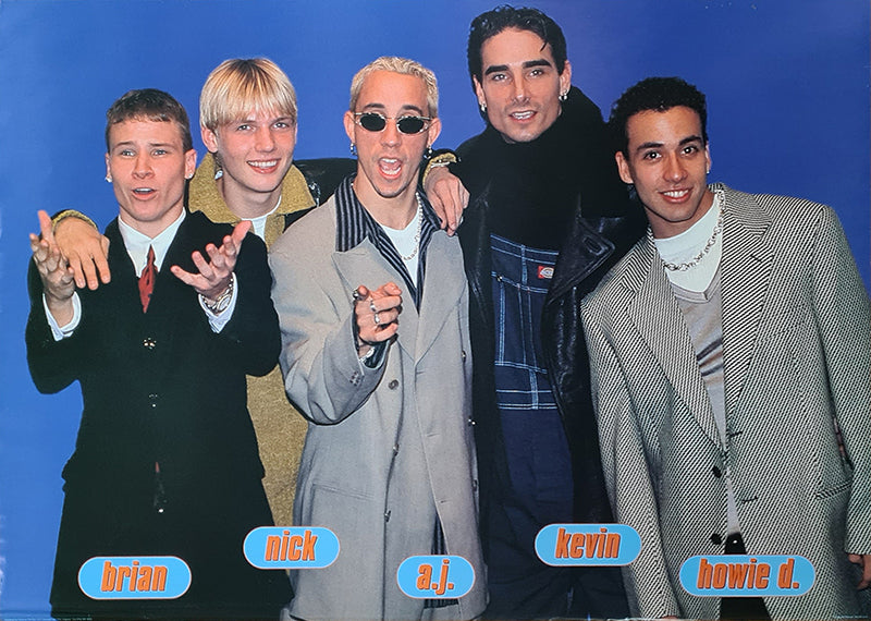 &#39;Backstreets Back&#39; (Blue) Era Poster