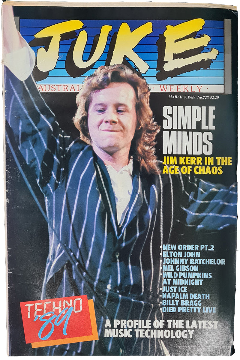 Juke - 4th March 1989 - Issue #723 - Simple Minds On Cover