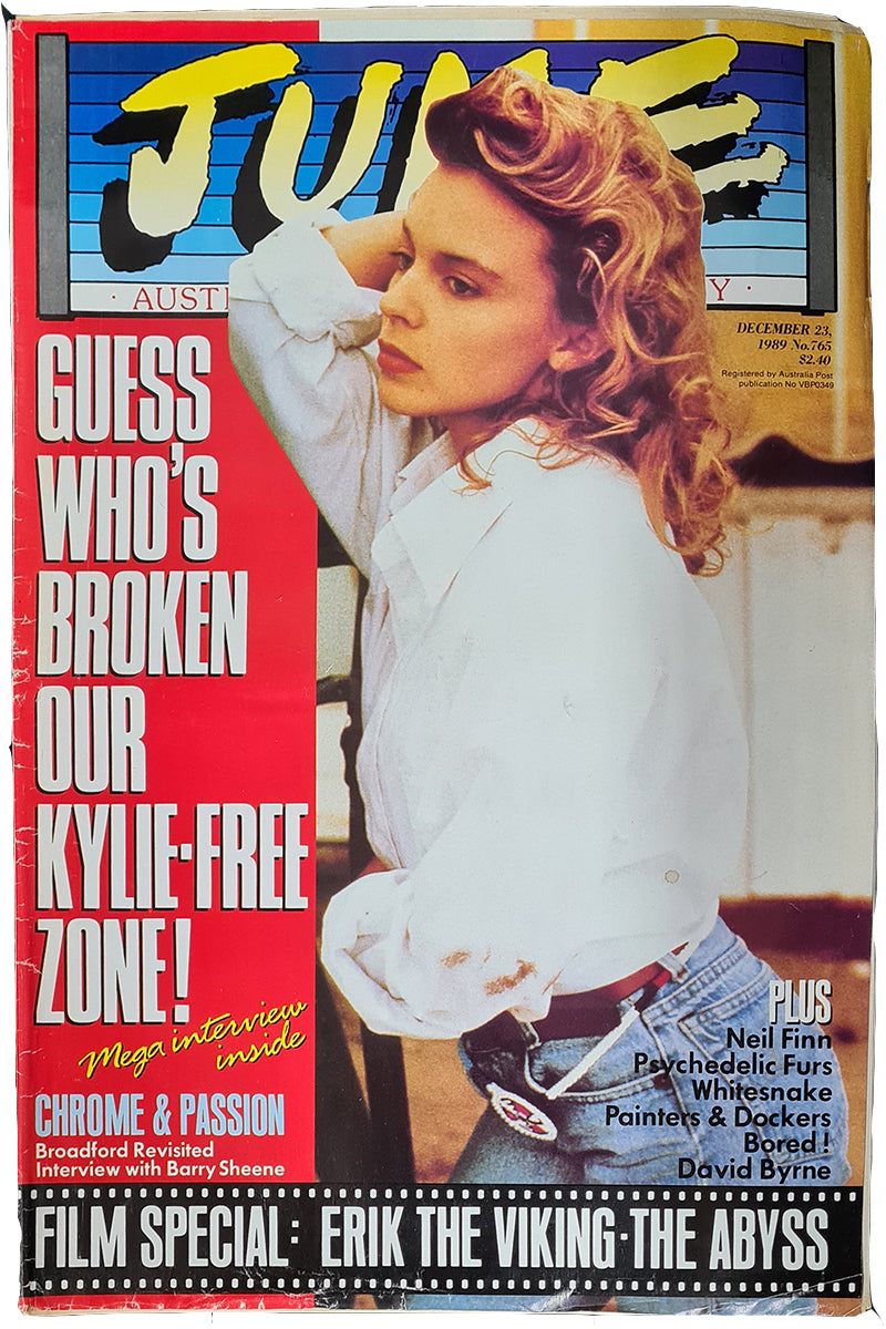 Juke - 23rd Decemeber 1989 - Issue #765 - Kylie Minogue On Cover