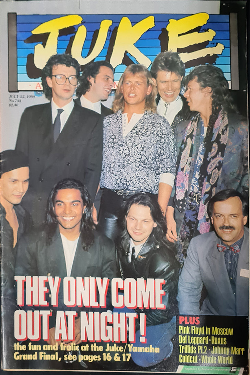 Juke - 22nd July 1989 - Issue #743 - Australian Music Royalty On Cover