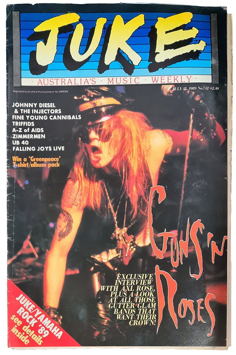 Juke - 13th March 1989 - Issue #742 - Axl Rose On Cover