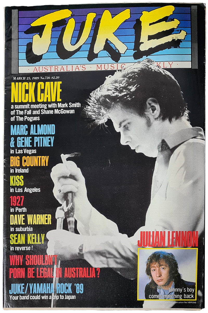 Juke - 25th March 1989 - Issue #726 - Nick Cave On Cover