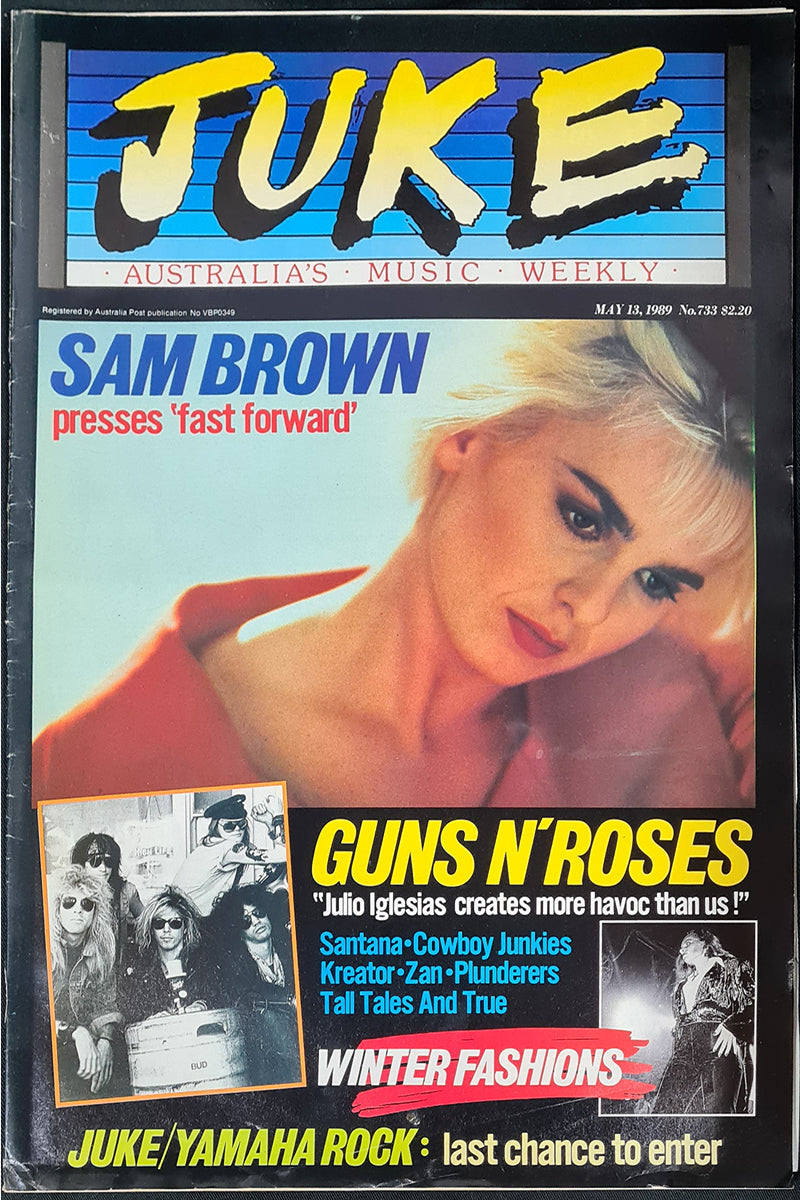 Juke - 13th May 1989 - Issue #733 - Sam Brown On Cover
