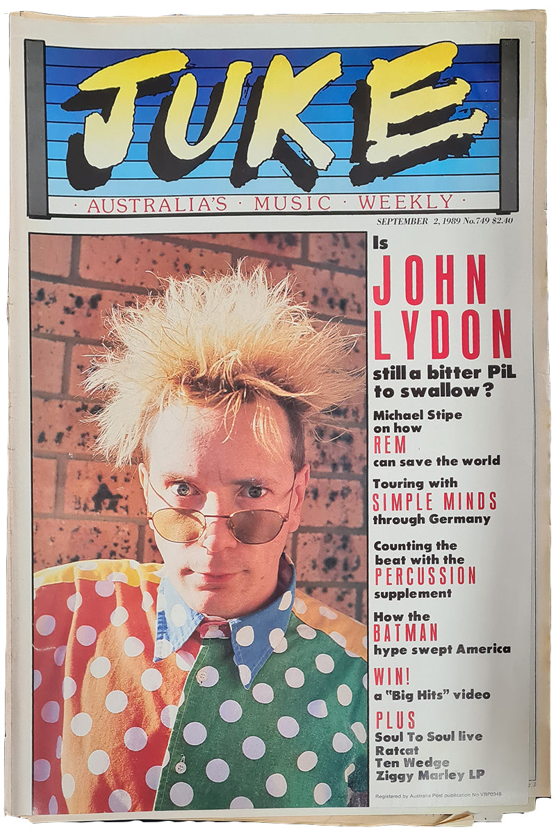 Juke - 2nd September 1989 - Issue #749 - John Lydon On Cover