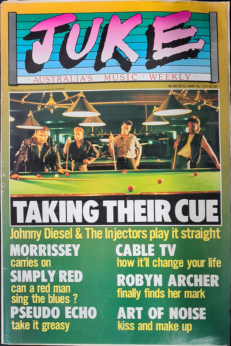 Juke - 11th March 1989 - Issue #724 - Johnny Diesel &amp; The Injectors On Cover