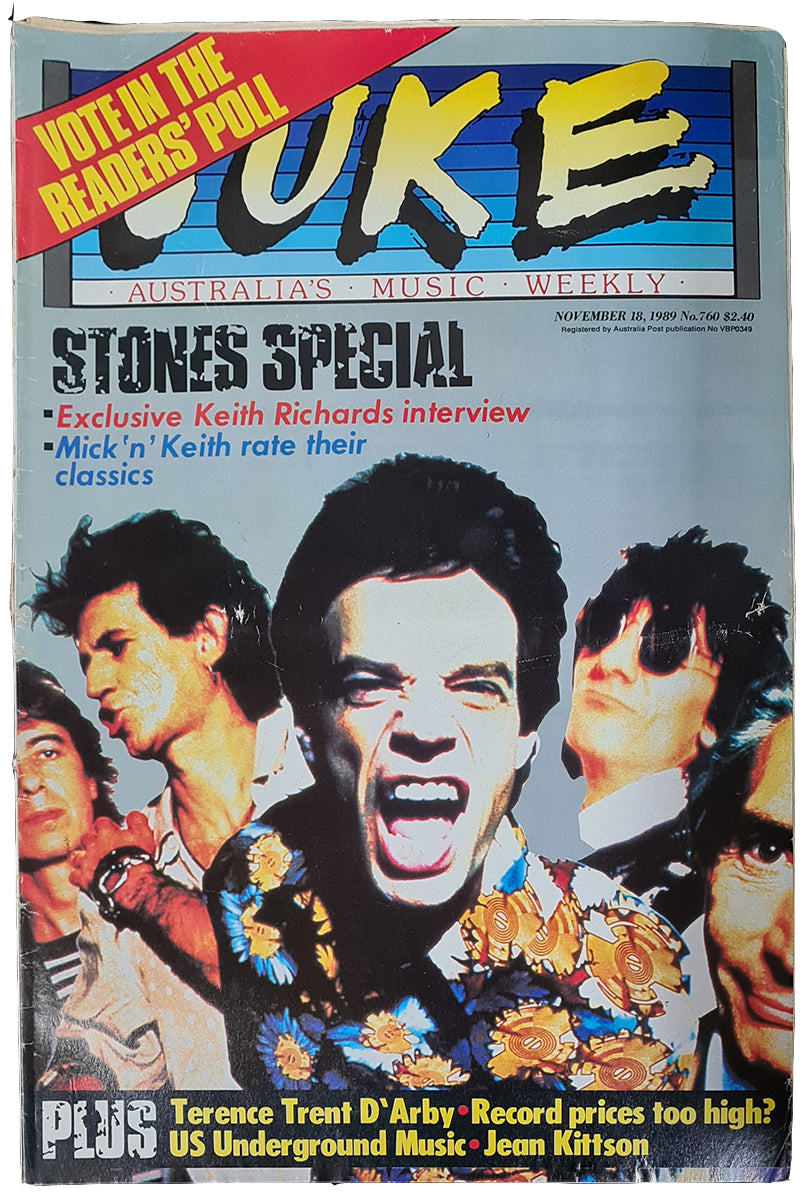 Juke - 18th November 1989 - Issue #760 - The Rollings Stones On Cover