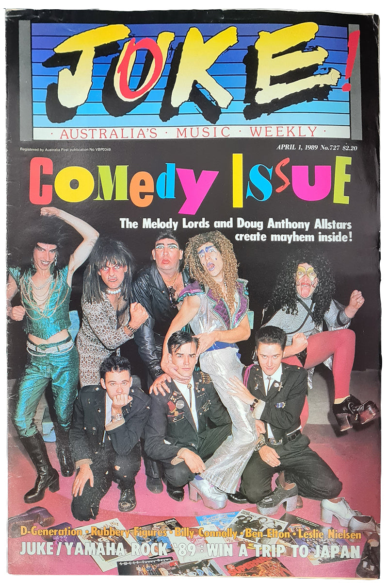 Juke - 1st April 1989 - Issue #671 -  The Melody Lords &amp; Doug Anthony All Stars On Cover