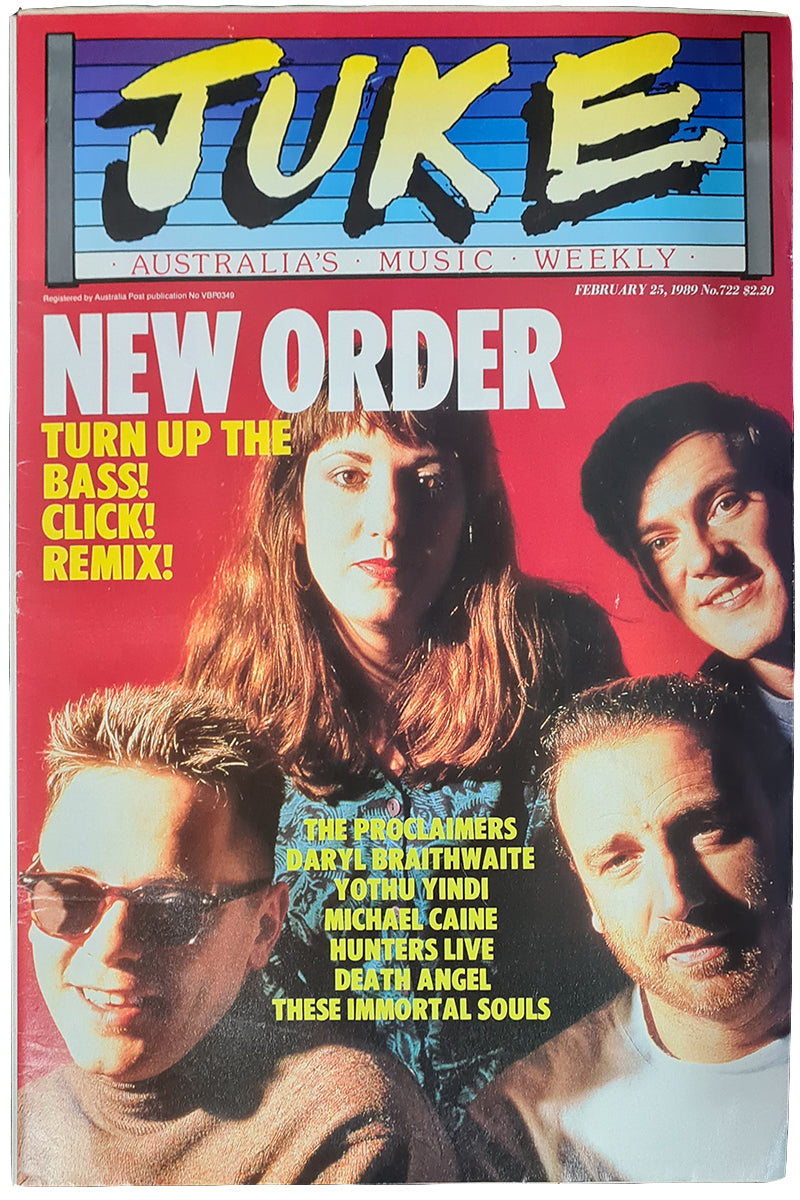 Juke - 25th Febuary 1989 - Issue #722 - New Order On Cover