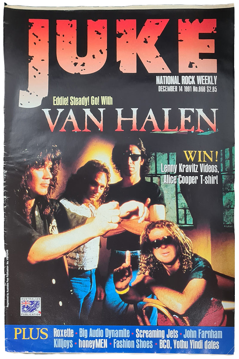 Juke - 14th December 1991 - Issue #868 - Van Halen On Cover