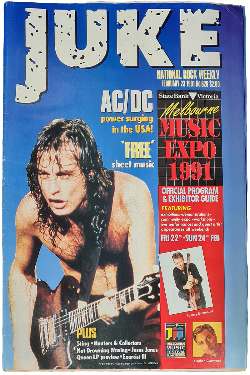 Juke - 23rd Febuary 1991 - Issue #826 - AC/DC On Cover