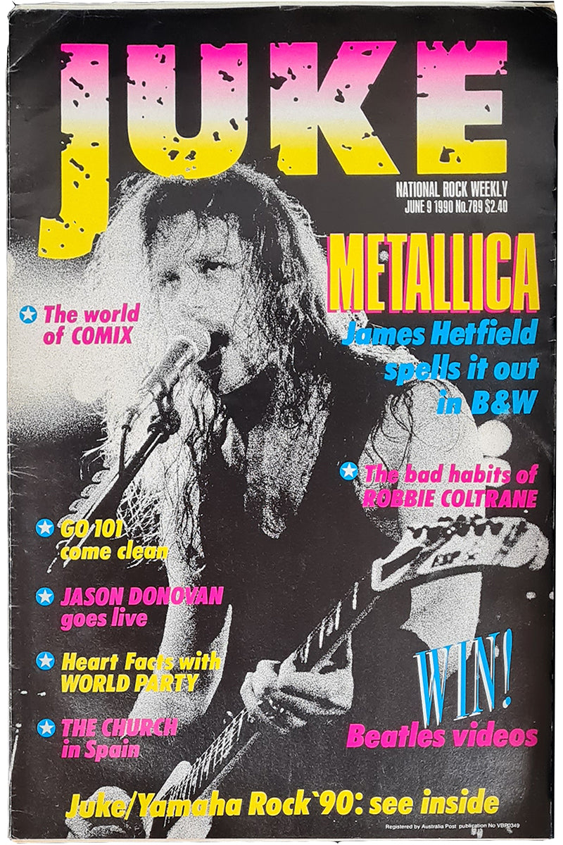Juke - 9th June 1990 - Issue #789 - Metallica On Cover