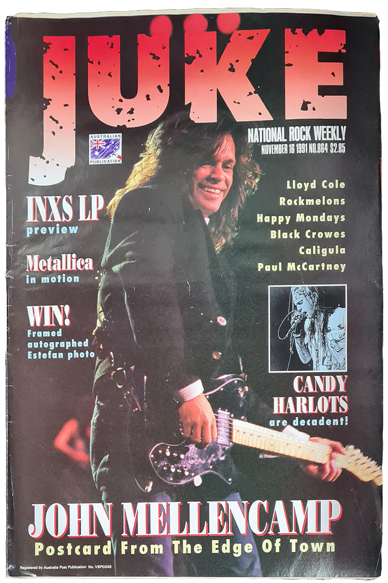Juke - 16th November 1991 - Issue #864 - John Mellencamp On Cover