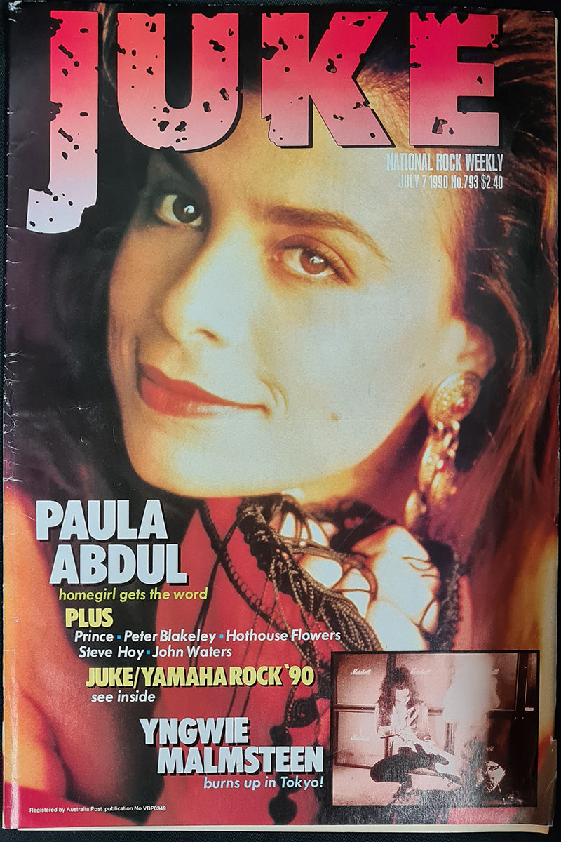 Juke - 7th July 1990 - Issue #793 - Paula Abdul On Cover