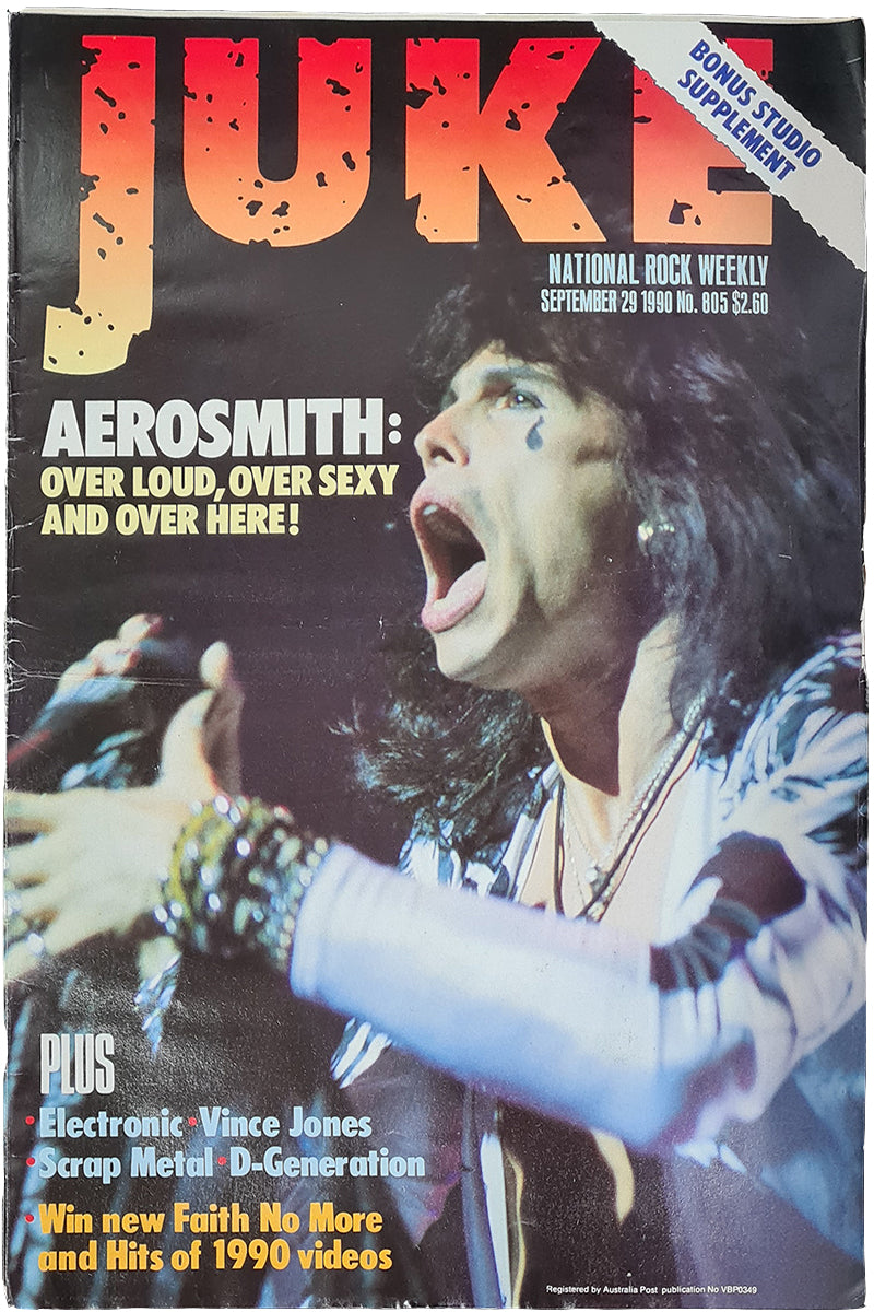 Juke - 29th September 1990 - Issue #805 - Steven Tyler On Cover