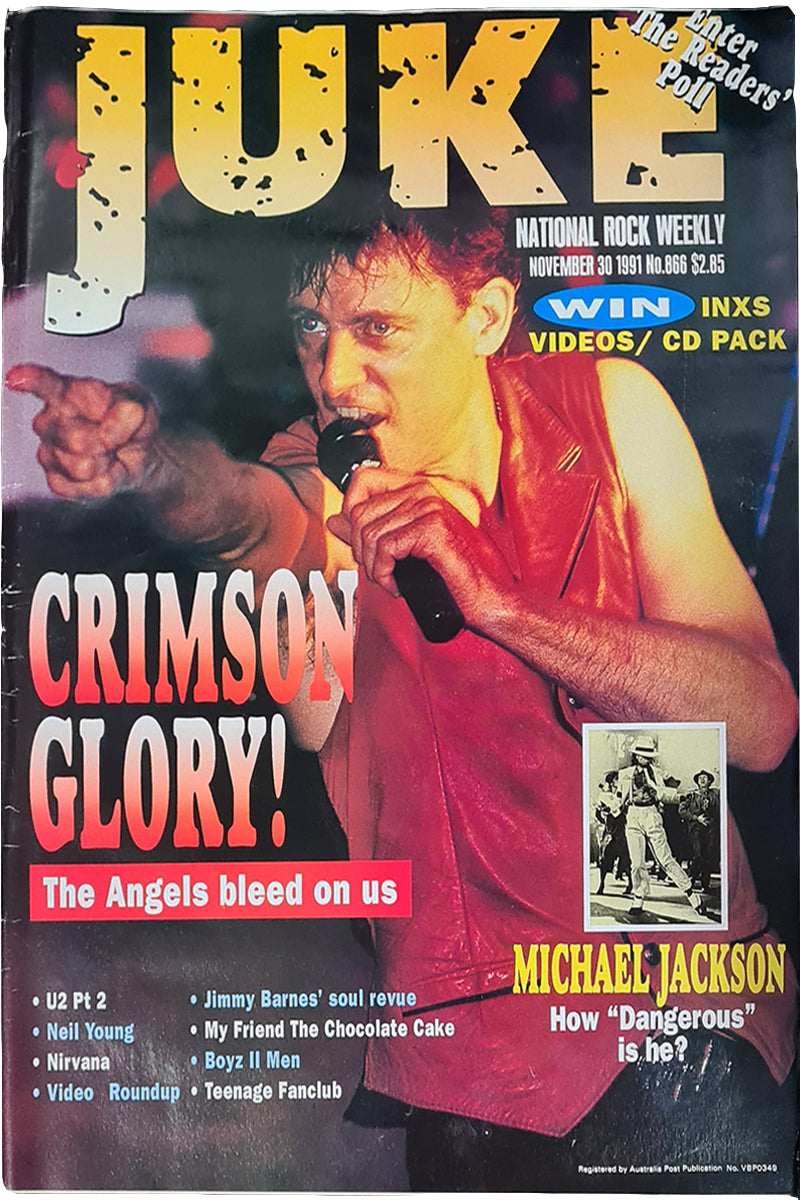 Juke - 29th September 1990 - Issue #885 - Doc Neeson On Cover