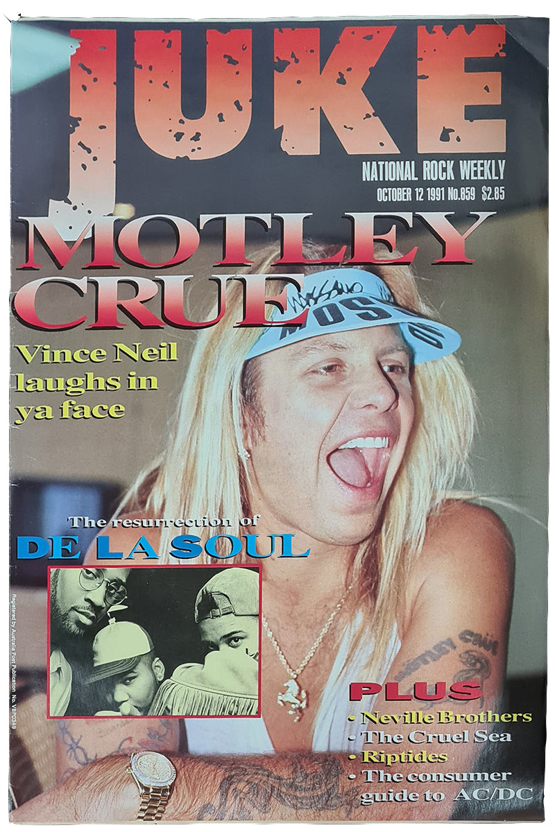 Juke - 12th October 1991 - Issue #859 - Vince Neil On Cover