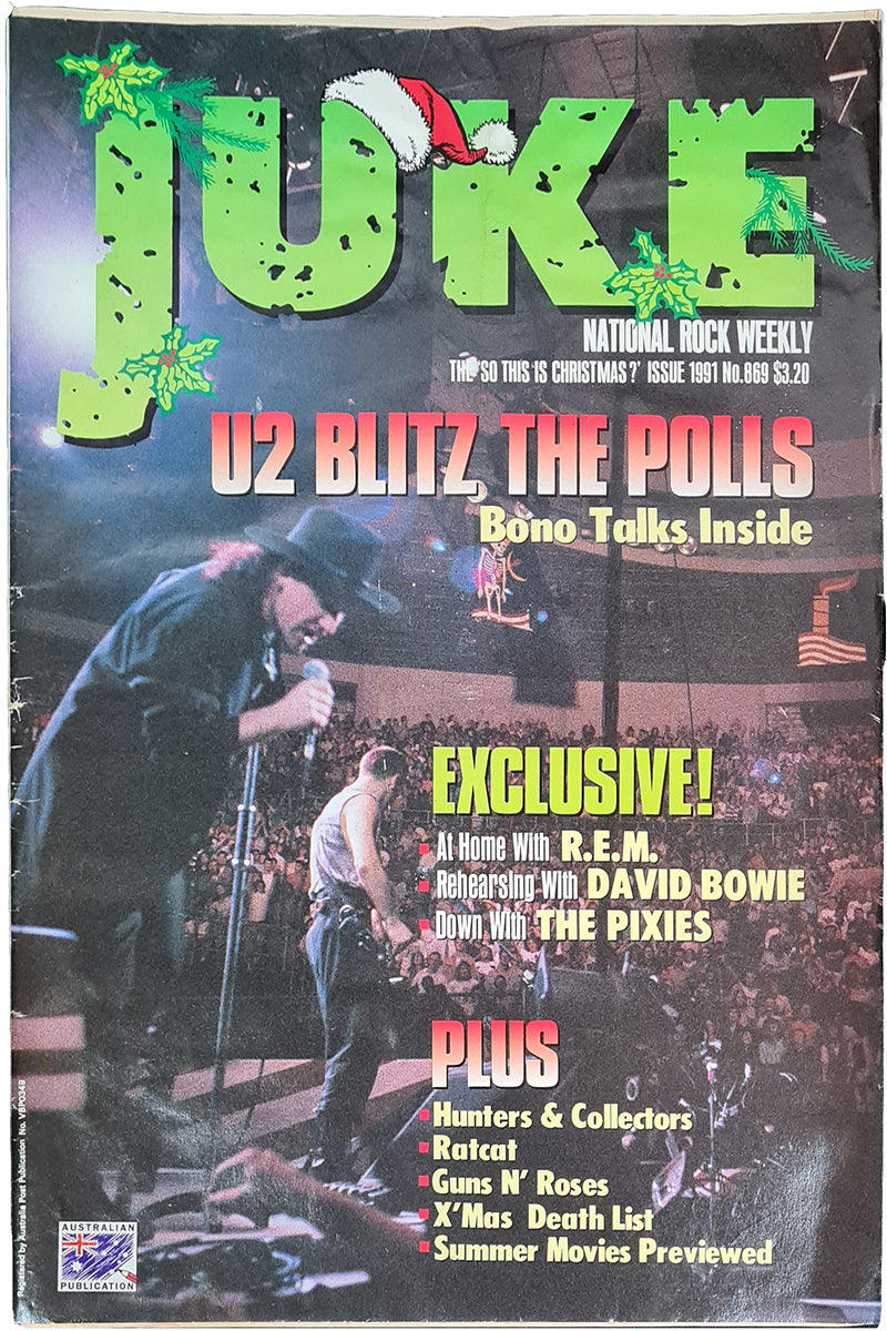 Juke - 25th December 1991 - Issue #869 - U2 On Cover
