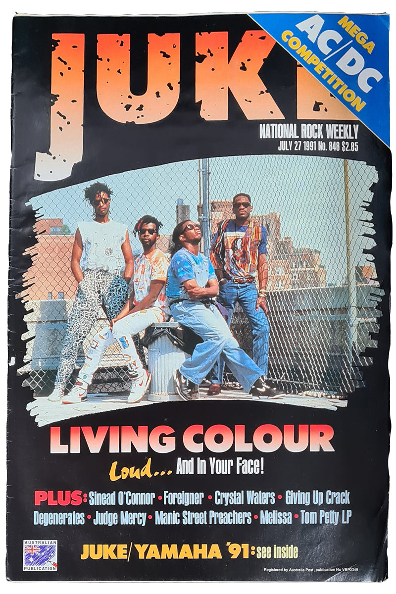 Juke - 27th July 1991 - Issue #848 - Living Colour On Cover