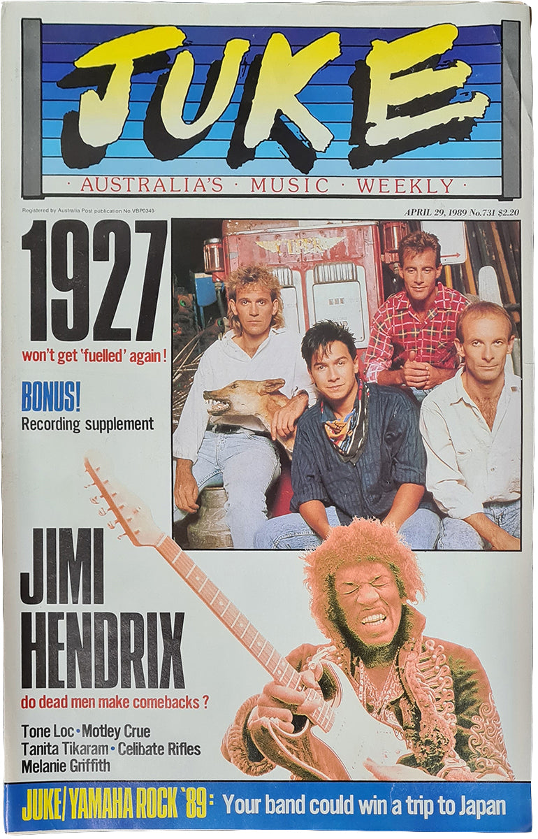 Juke - 29th April 1989 - Issue #731 - 1927 and Jimi Hendrix On Cover