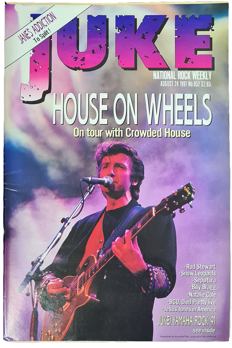 Juke - 24th August 1991 - Issue #852 - Crowded House On Cover