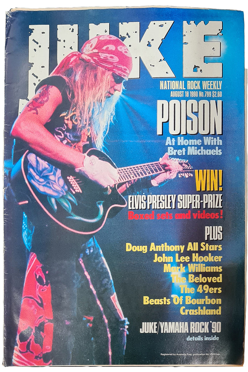 Juke - 18th August 1990 - Issue #799 - Bret Michaels On Cover