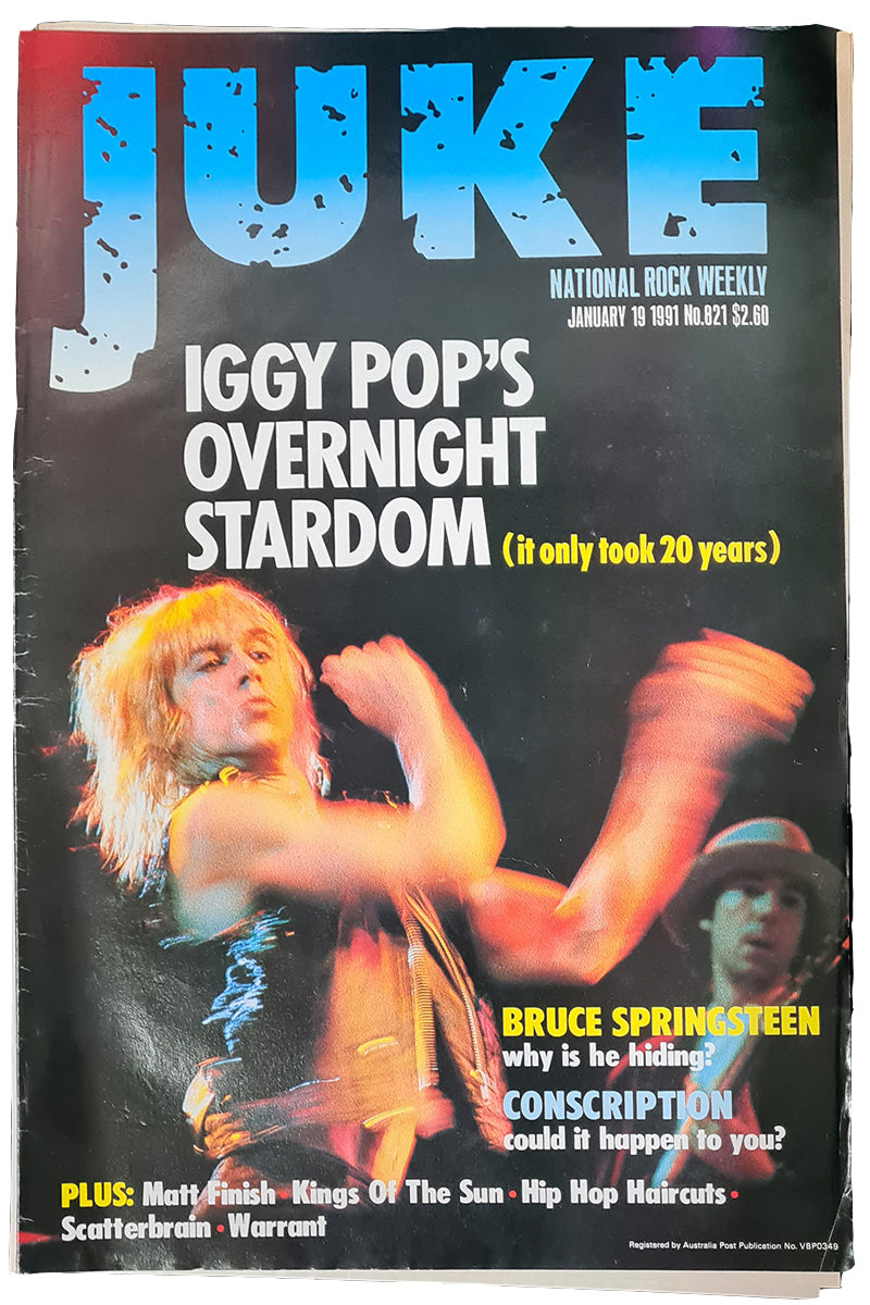 Juke - 19th January 1991 - Issue #821 - Iggy Pop On Cover