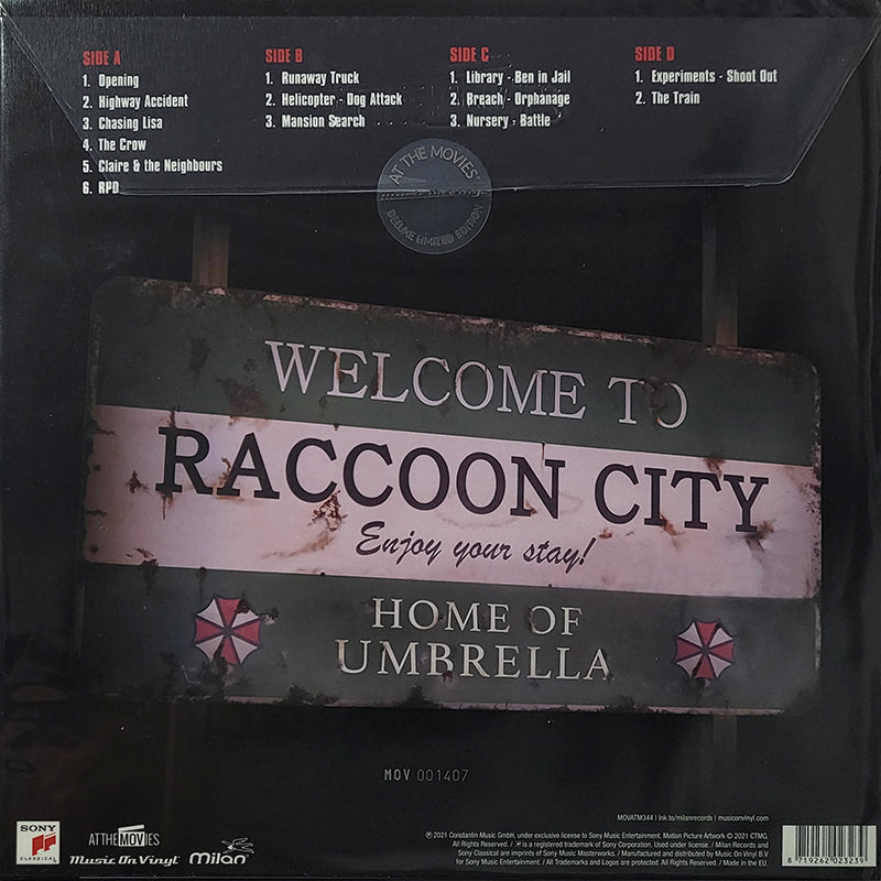 Resident Evil Welcome To Raccoon City (Original Motion Picture Soundtrack)