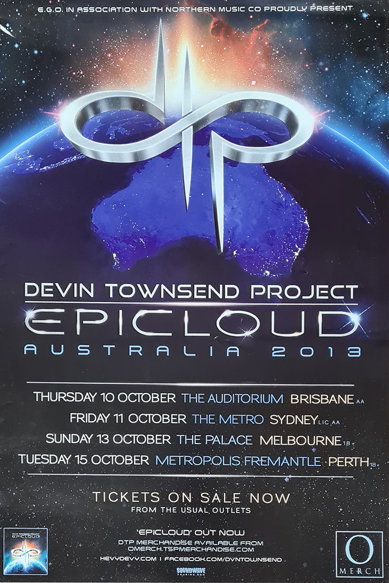 2013 Epicloud Australian Tour Poster