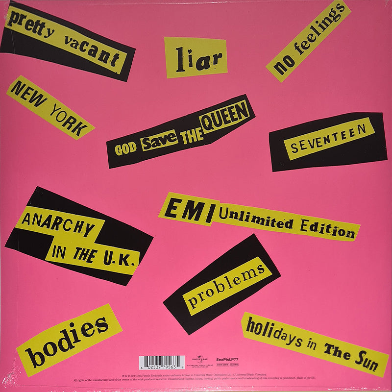 Never Mind The Bollocks, Here's The Sex Pistols