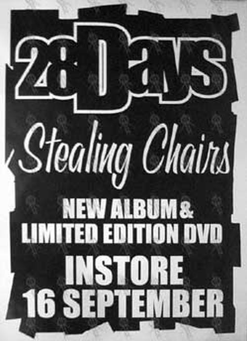 28 DAYS - 'Stealing Chairs' Album Poster - 1