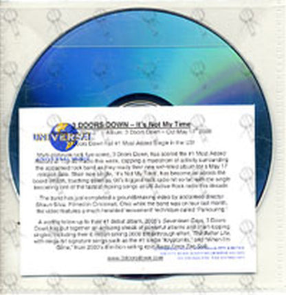 3 DOORS DOWN - It's Not My Time - 2