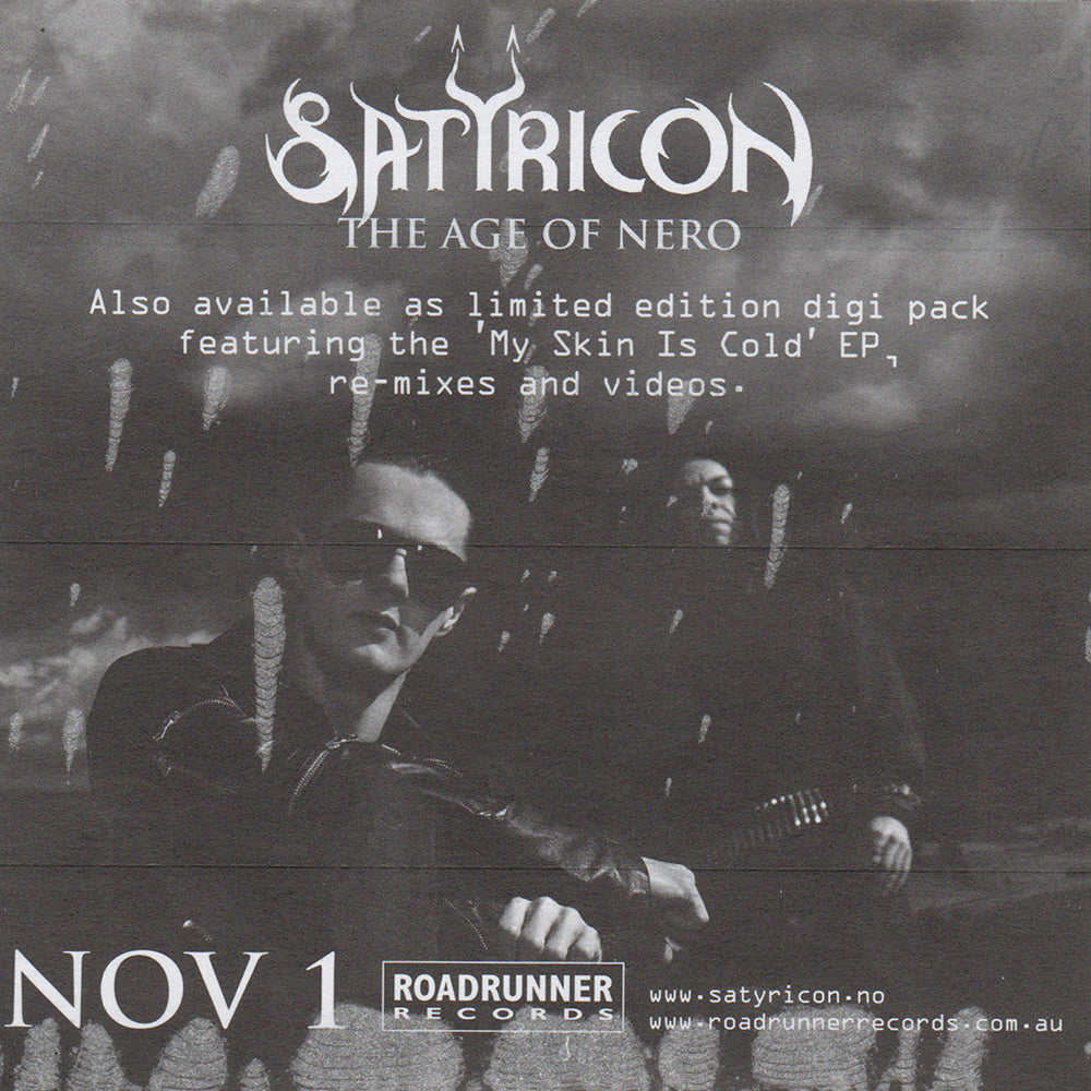 The Age Of Nero&#39; Album Sticker