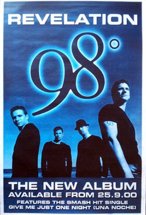98 DEGREES - Revelation Album Promo Poster - 1