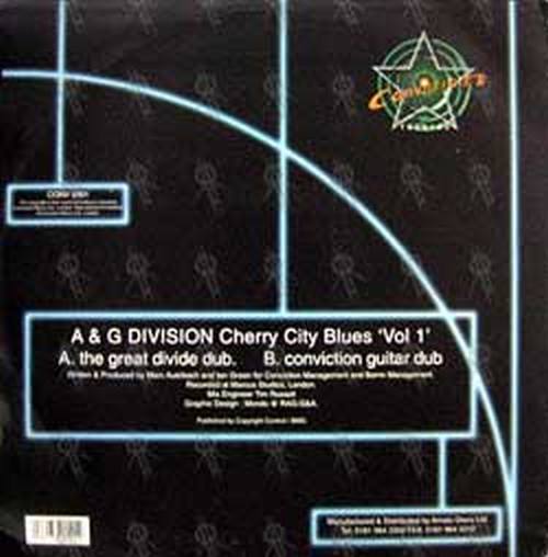 A &amp; G DIVISION - Cherry City Blues &#39;Vol 1&#39; - 2