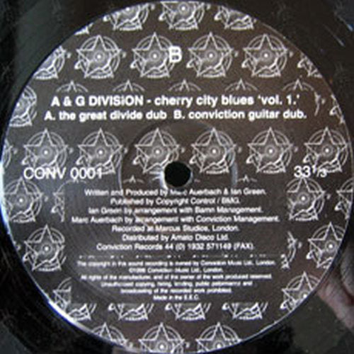 A &amp; G DIVISION - Cherry City Blues &#39;Vol 1&#39; - 3