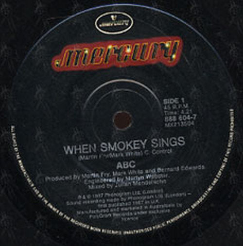 ABC - When Smokey Sings - 2