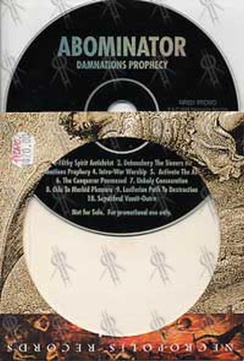 ABOMINATOR - Damnations Prophecy - 1