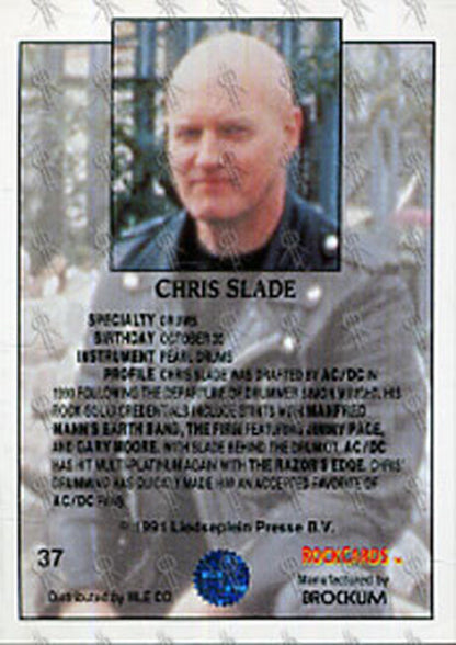 AC/DC - Chris Slade Rockcard - 2