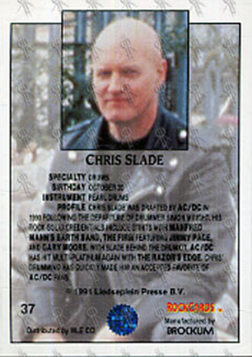 AC/DC - Chris Slade Rockcard - 2