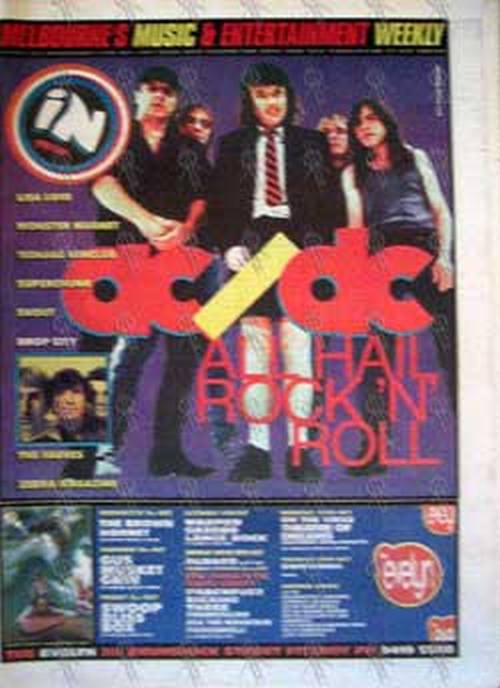 AC/DC - 'Inpress' Magazine - Issue 374 11th October 1995 - ACDC On The Cover - 1