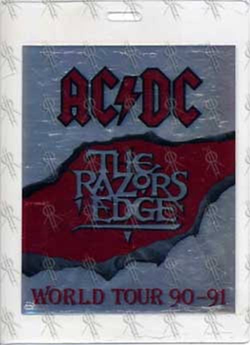 AC/DC - 'The Razors Edge' 1990-91 World Tour Laminate - 1