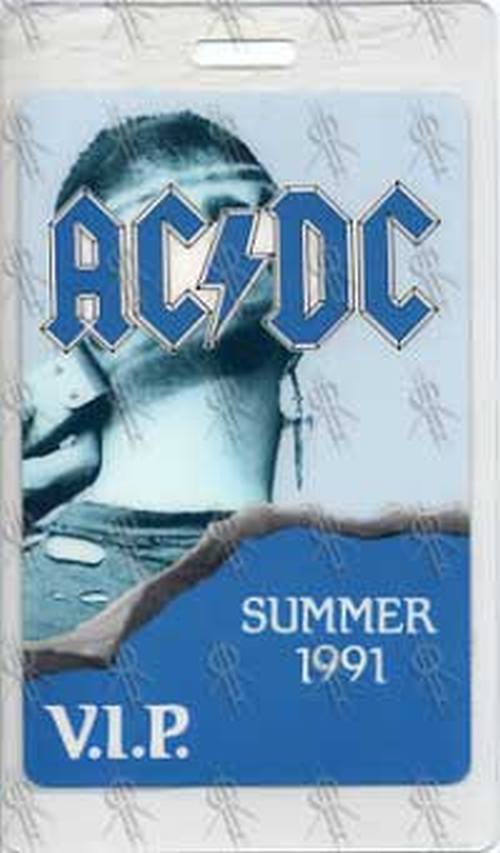 AC/DC - &#39;The Razors Edge&#39; Summer 1991 Tour V.I.P. Laminate - 1