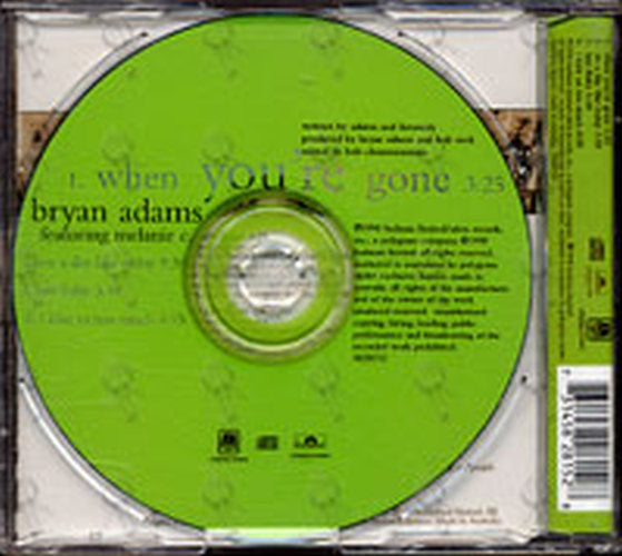 ADAMS-- BRYAN - When You&#39;re Gone (featuring Melanie C) - 2