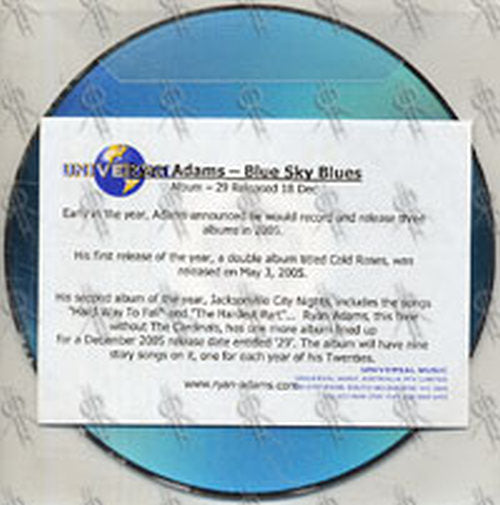 ADAMS-- RYAN - Blue Sky Blues - 2